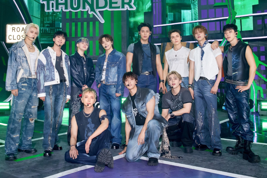 Dezessete conquistar a 3ª vitória para “Thunder” em “Music Bank”