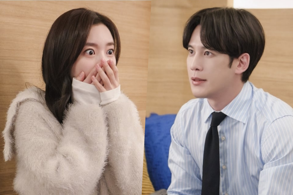 Jin Se Yeon e Park Ki Woong ficam chocados e sem palavras em “Recipe For Love”