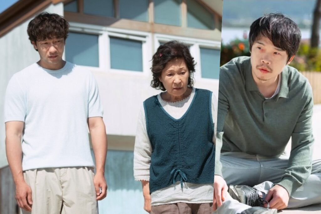 O filho Suk Ku e Kim Hye Ja estão chateados com a chegada do pai abusivo de Lee Jung Eun em “Celestial Ever After”