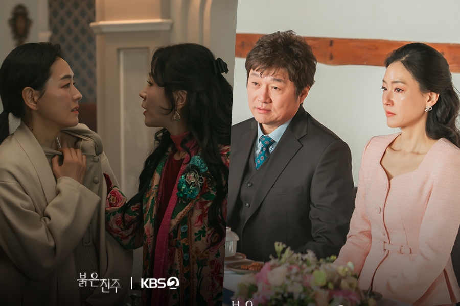 Park Jin Hee vive uma vida dupla ao enfrentar Choi Jae Sung e Kim Hee Jung em “Pearl In Red” Park Jin Hee vive uma vida dupla ao enfrentar Choi Jae Sung e Kim Hee Jung em “Pearl In Red”