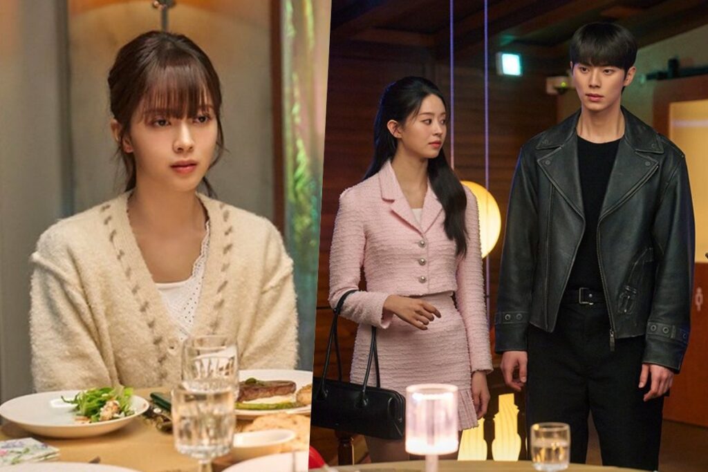 Roh Jeong Eui e Cho Jun Young compartilham desajeitadamente uma mesa com Lee Chae Min e seu ex em “Crushology 101” Roh Jeong Eui e Cho Jun Young compartilham desajeitadamente uma mesa com Lee Chae Min e seu ex em “Crushology 101”