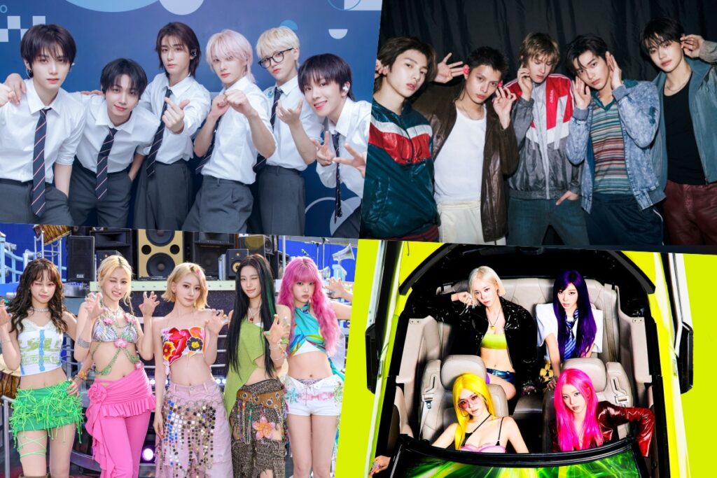 BOYNEXTDOOR, CORTIS, LE SSERAFIM, aespa, ILLIT, BTS, TXT, Stray Kids, ITZY e mais conquistam os primeiros lugares na parada de álbuns mundiais da Billboard