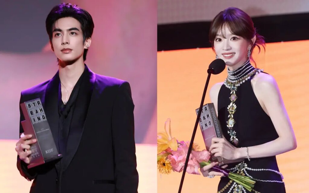 Song Weilong e Tian Xiwei ganham o People’s Choice Awards no 2026 Global OTT Awards na Coreia do Sul