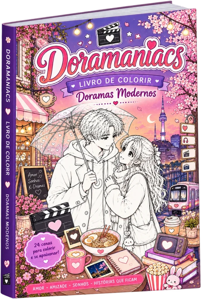 Doramas Modernos — Livro de Colorir