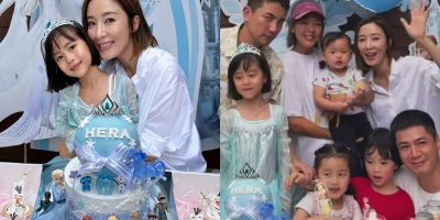 Filha de Tavia Yeung com ele Law comemora 6º aniversário